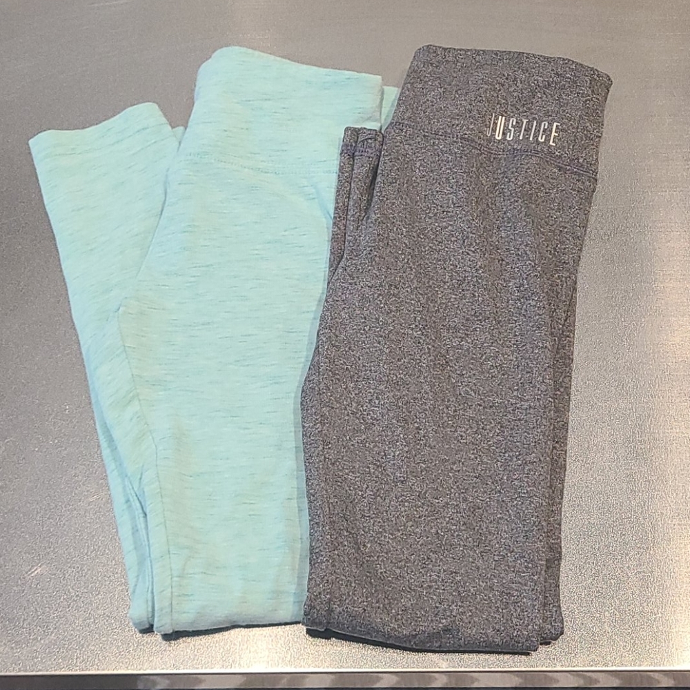 Justice yoga pants size 8